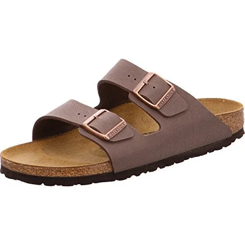 0151183 BIRKENSTOCK ARIZONA UNISEX NARROW OPEN TOE SHOES Size 4Men 6Women Mocca - Like New