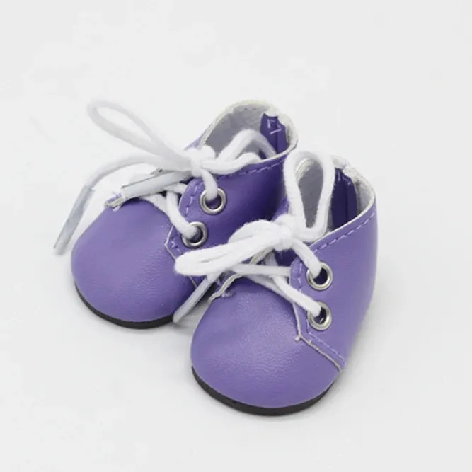 5x2.8CM PU Leather Mini Toy Shoes for EXO Dolls |Fit for 14.5 Inch BJD Accessories