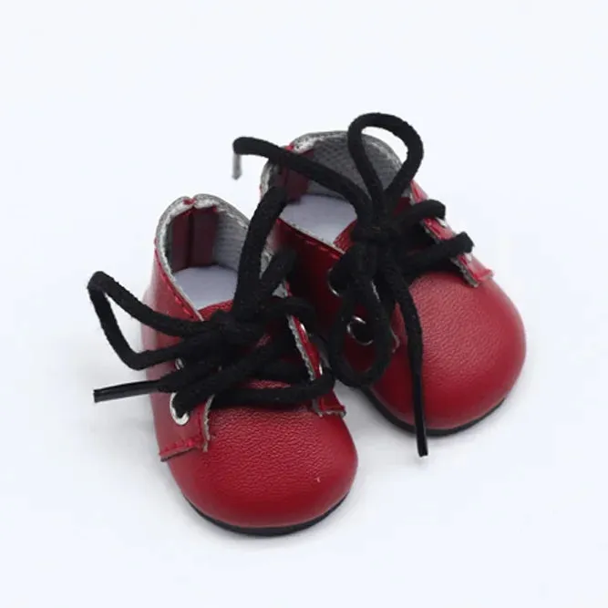 5x2.8CM PU Leather Mini Toy Shoes for EXO Dolls |Fit for 14.5 Inch BJD Accessories