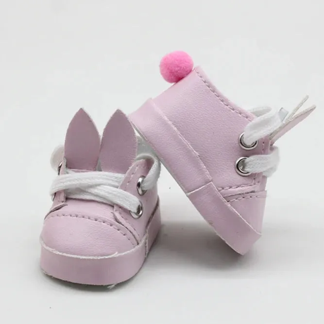 5x2.8CM PU Leather Mini Toy Shoes for EXO Dolls |Fit for 14.5 Inch BJD Accessories