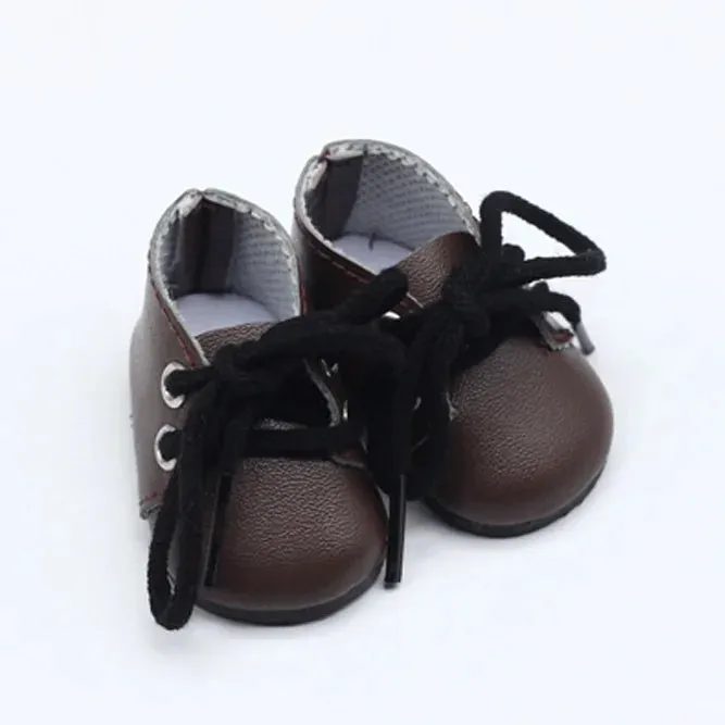 5x2.8CM PU Leather Mini Toy Shoes for EXO Dolls |Fit for 14.5 Inch BJD Accessories