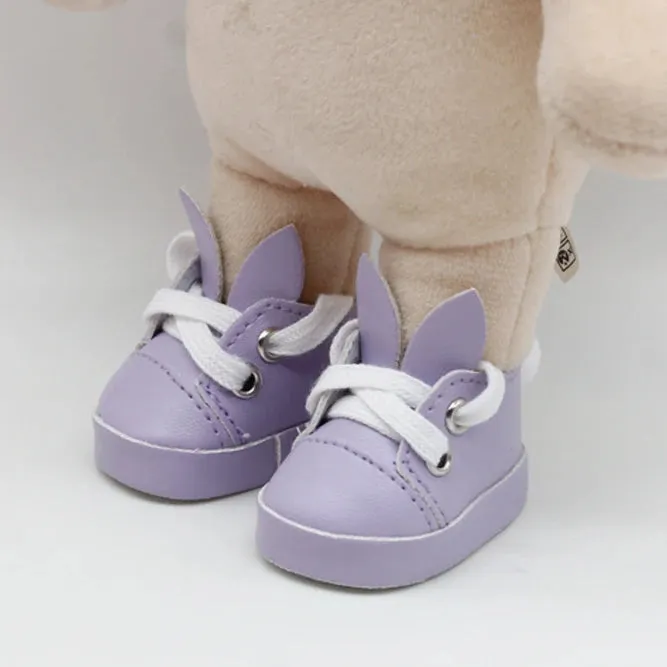 5x2.8CM PU Leather Mini Toy Shoes for EXO Dolls |Fit for 14.5 Inch BJD Accessories