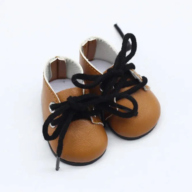 5x2.8CM PU Leather Mini Toy Shoes for EXO Dolls |Fit for 14.5 Inch BJD Accessories