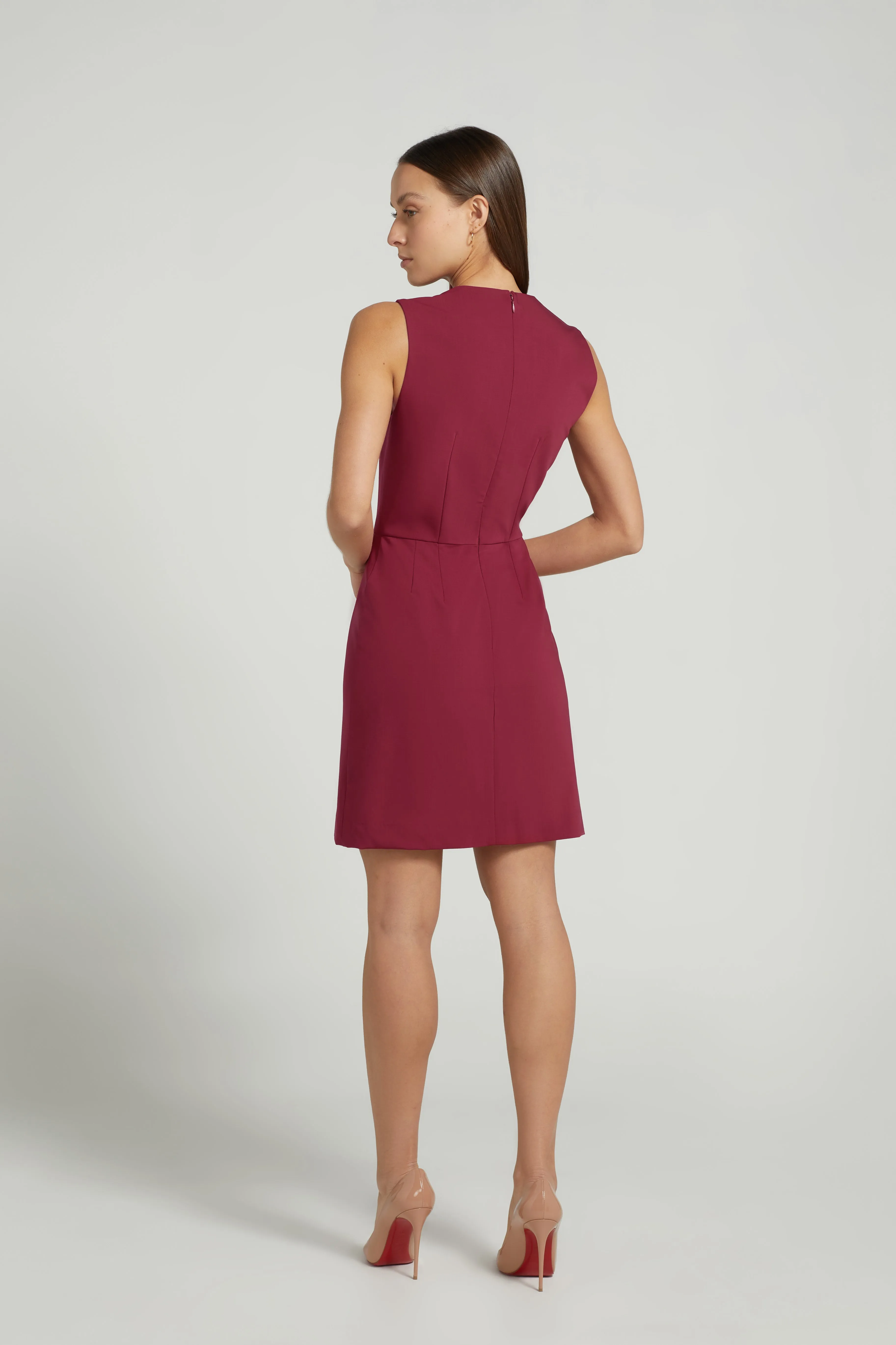 A-LINE DRESS SET POMEGRANATE