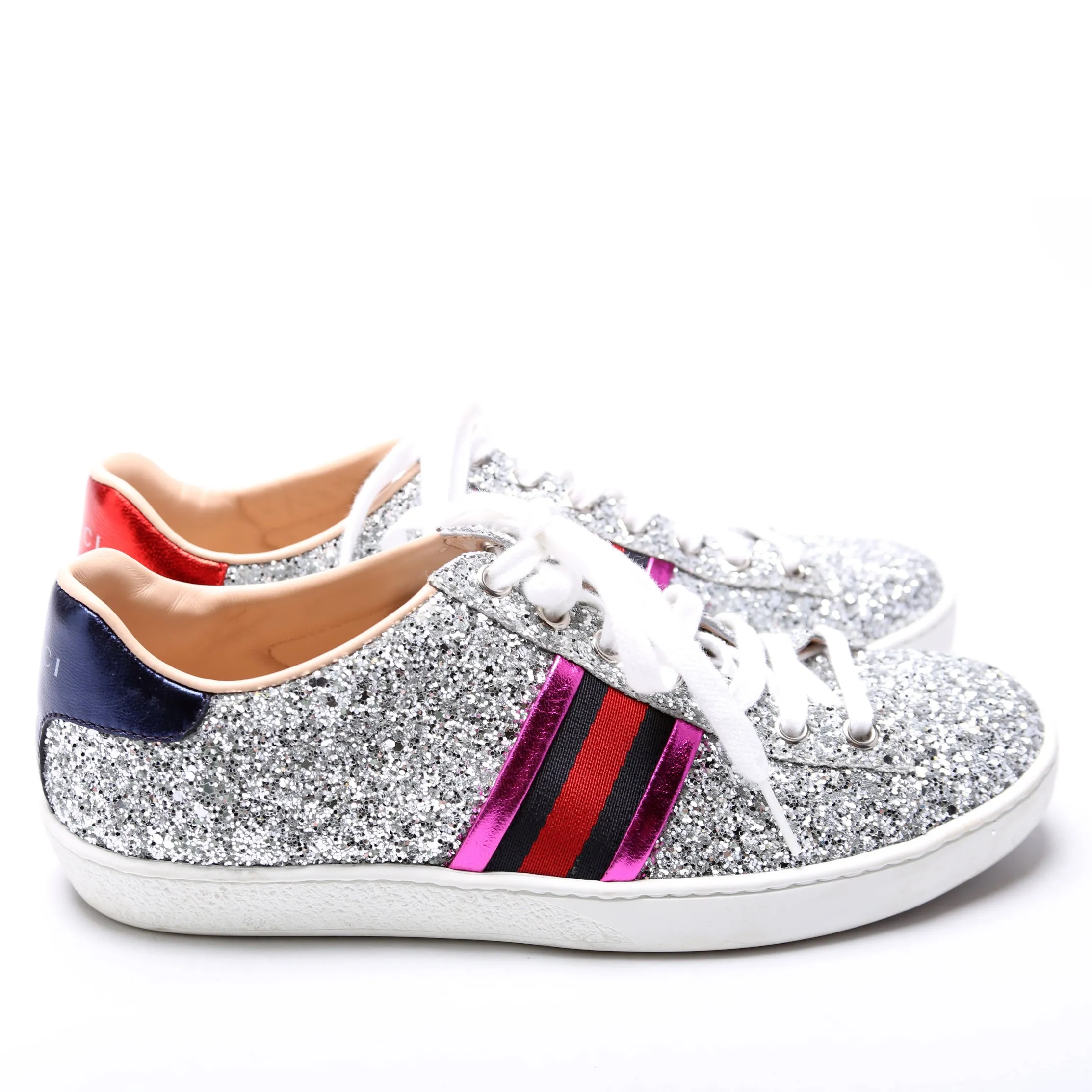 Ace Web Glitter Sneakers Size 36.5
