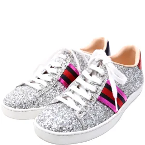 Ace Web Glitter Sneakers Size 36.5