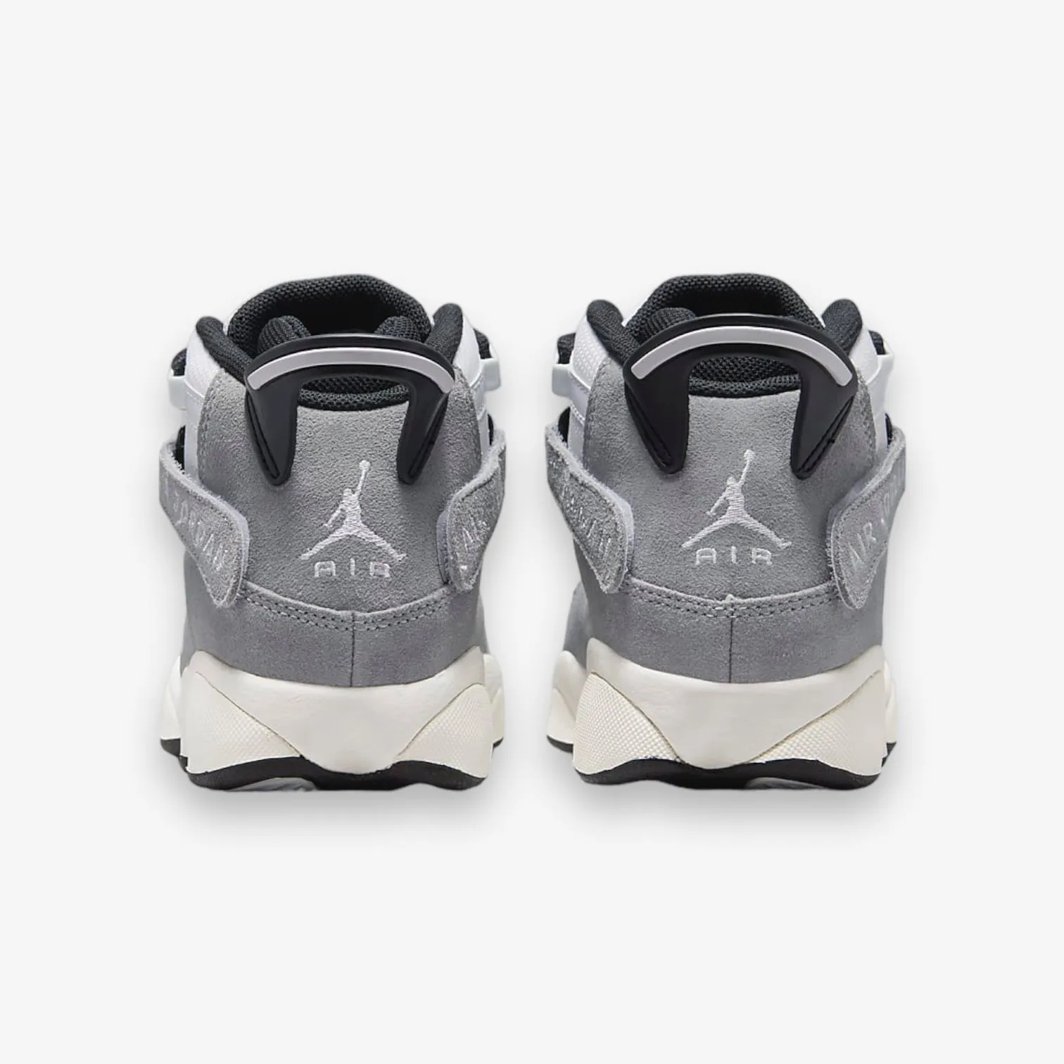 Air Jordan 6 Rings BG Light Smoke Grey White Black Sail Grade School FJ4651-077