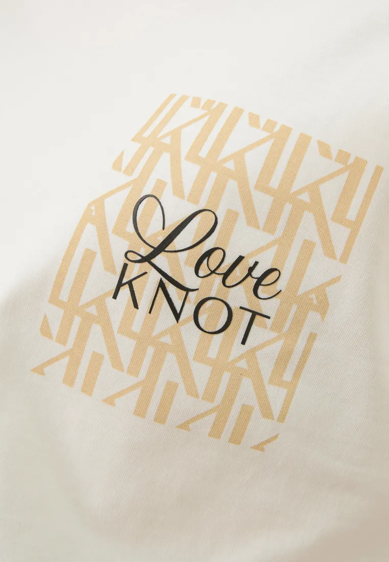 Amour Round Neck Cotton Top (White)