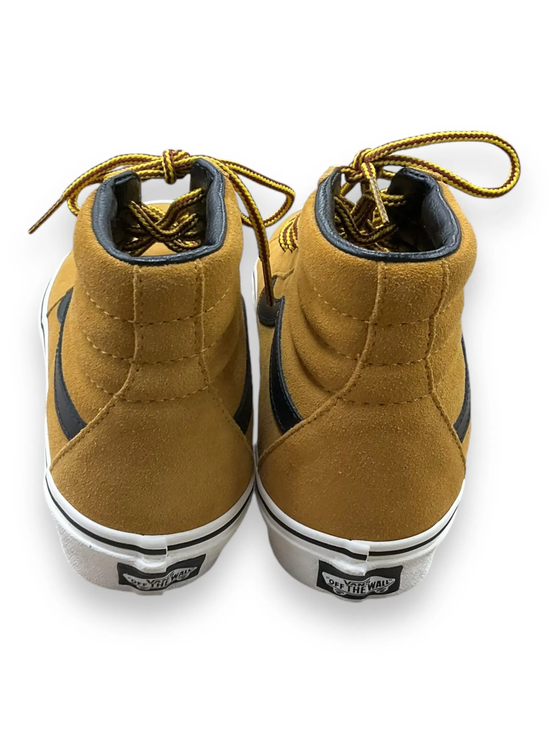 Boots Ankle Flats By Vans In Tan, Size: 8