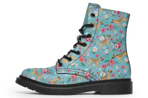 Border Terrier Flower Boots