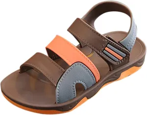 Boy Sandal Open Toe Non Slip Sandals Toddler Kids Sport Shoes Boys Summer Double Strap Beach Shoes Outdoor