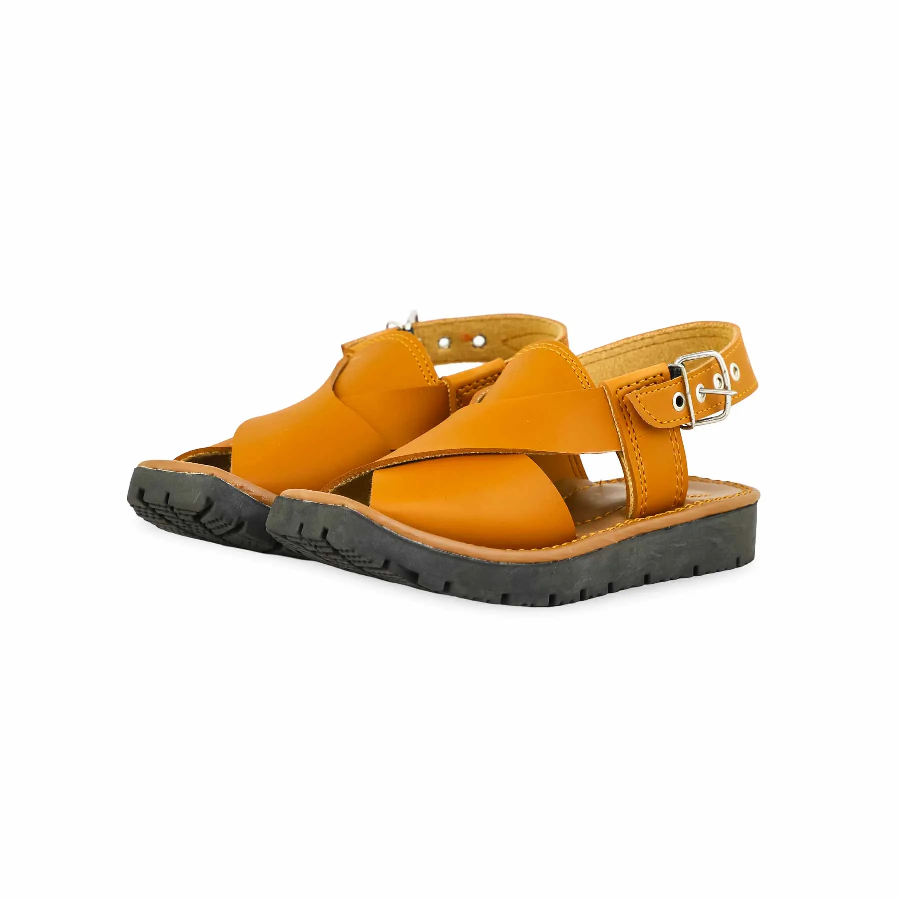 Boys Mustard Peshawari Chappal KD9958