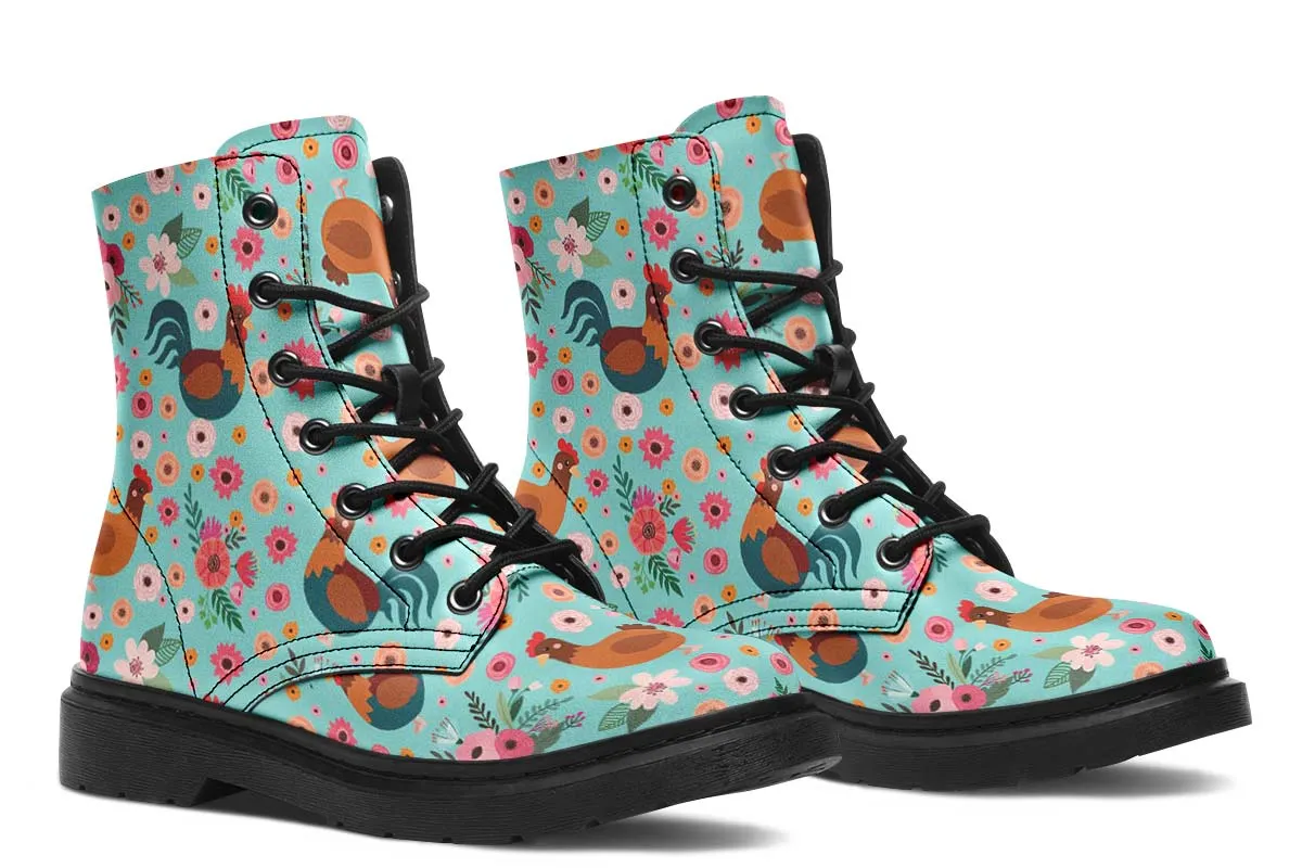 Chicken Flower Boots