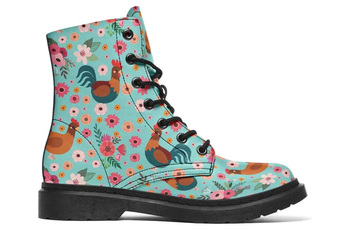 Chicken Flower Boots