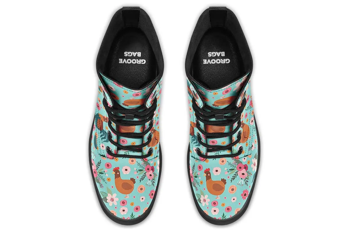 Chicken Flower Boots
