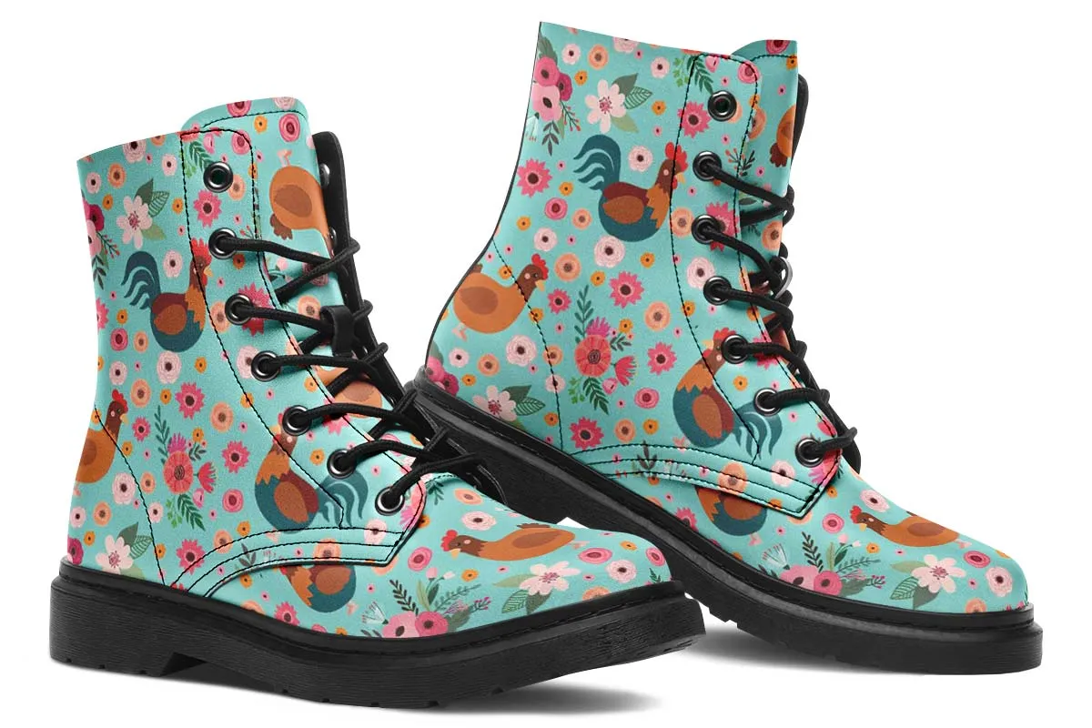 Chicken Flower Boots