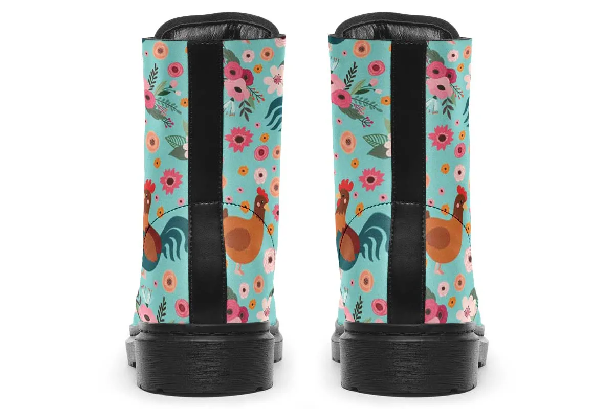 Chicken Flower Boots