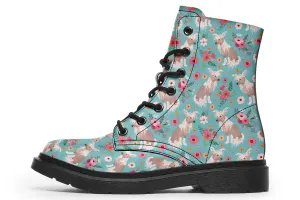 Chinese Crested Flower Boots