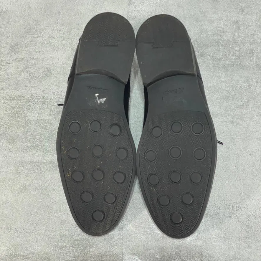 CLARKS Black Whiddon Plain Oxfords SZ 8