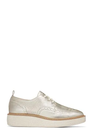 Cole Haan Original Grand Platform Oxfords, Gold
