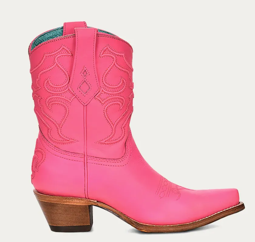CORRAL LADIES SHORTIE HOT PINK BOOTS STYLE Z5137