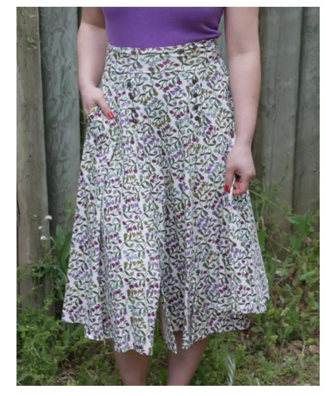 Devonport Skirt, Lilly Print