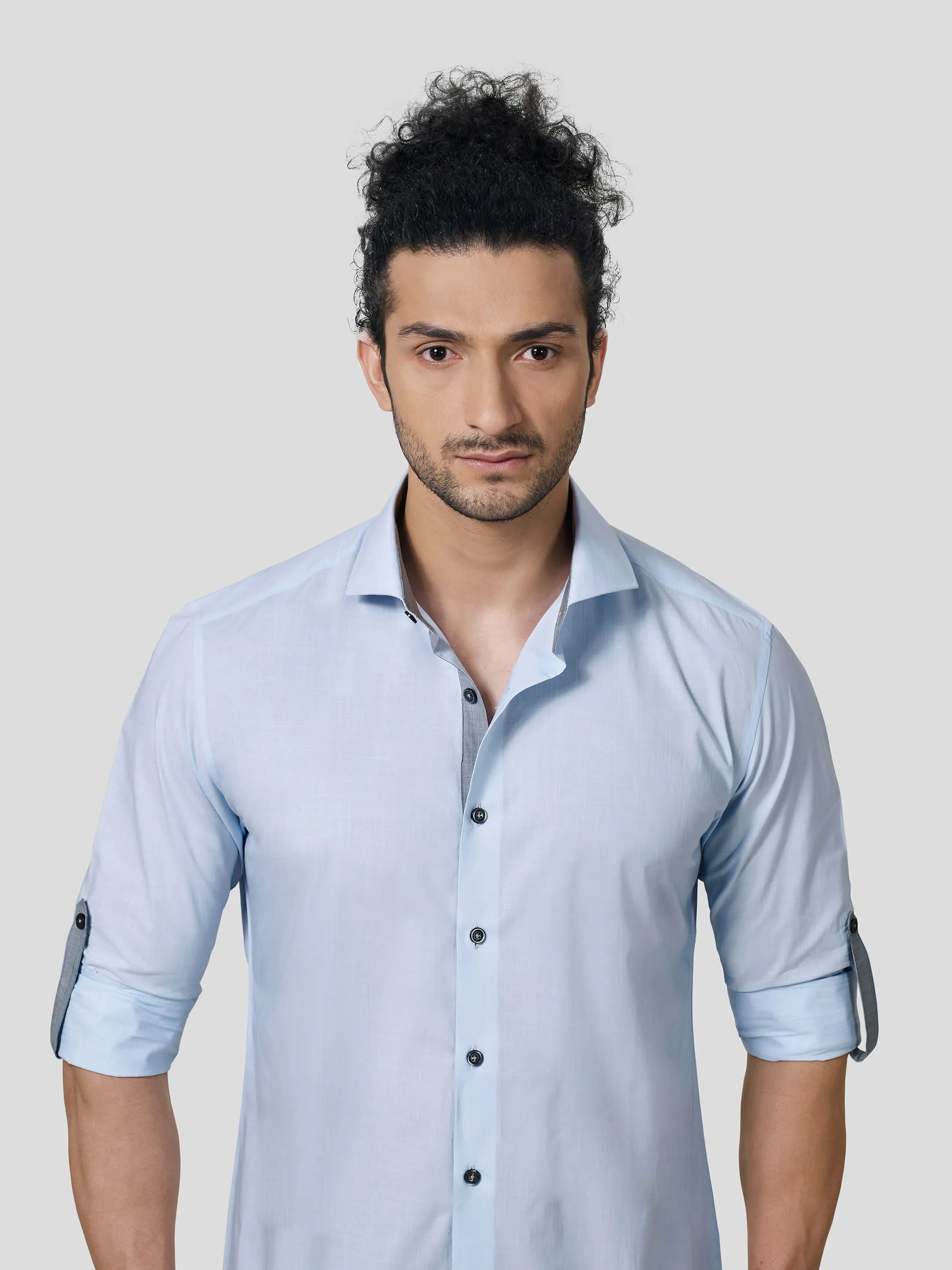 Elation Rolled Sleeve Untuck Fit Shirt