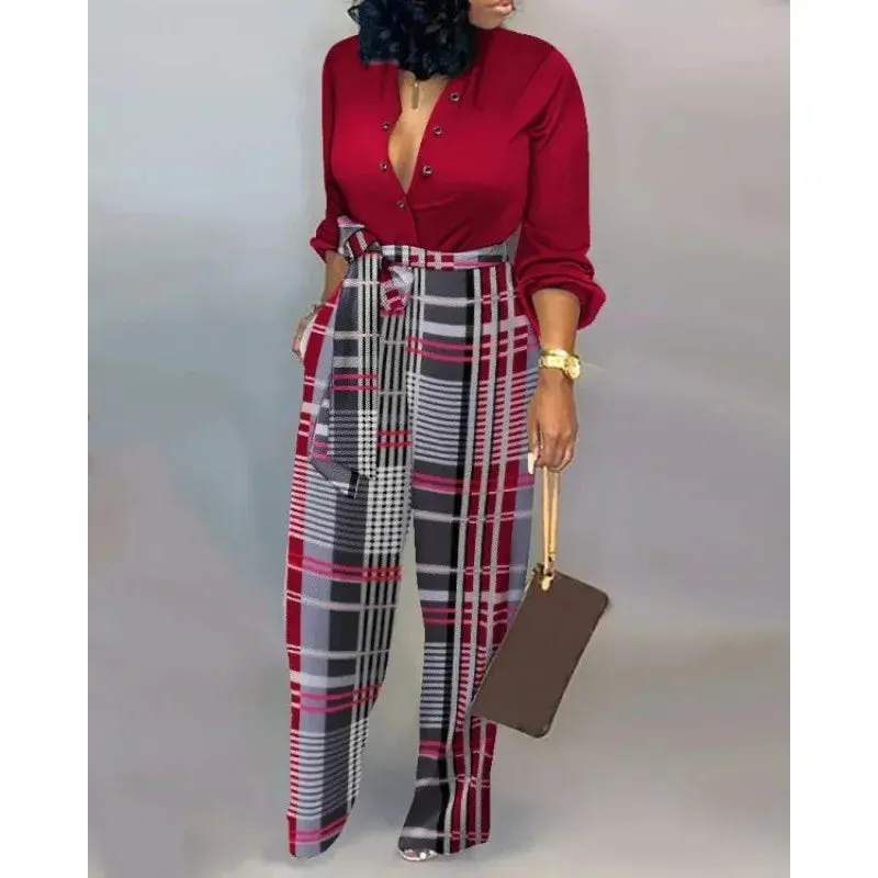 Flowy Office Jumpsuit