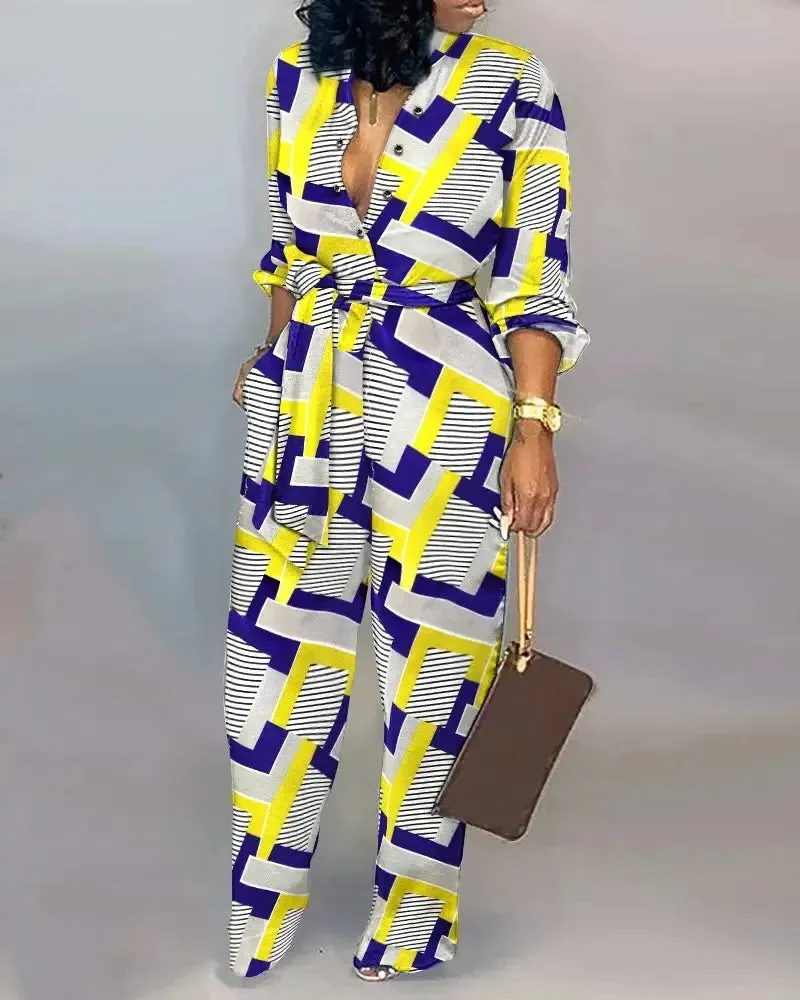 Flowy Office Jumpsuit