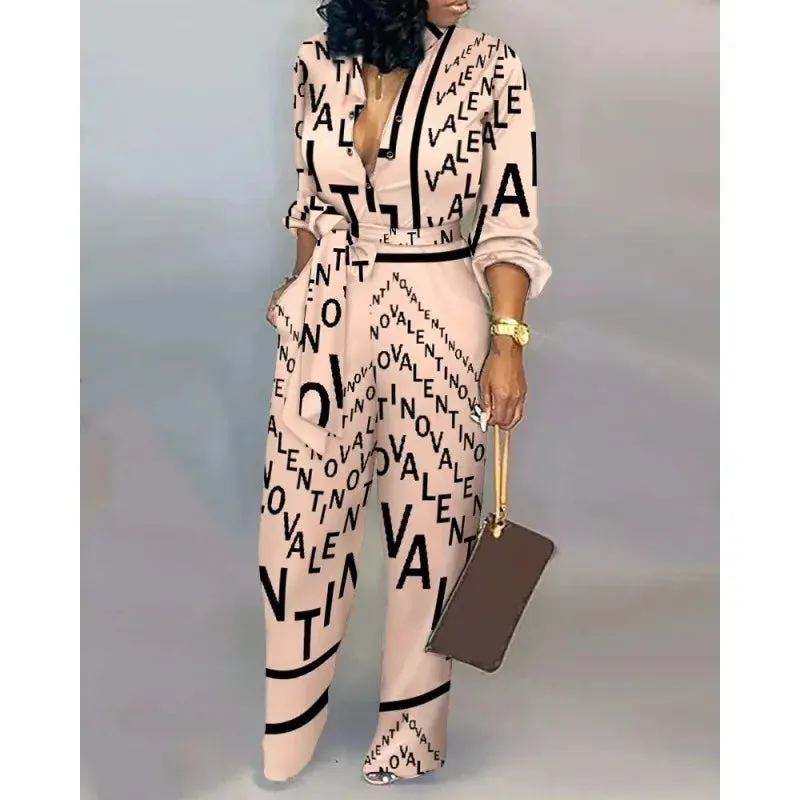 Flowy Office Jumpsuit