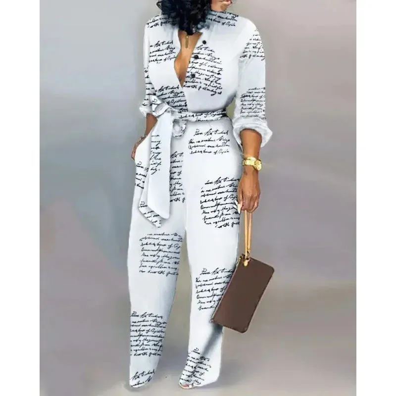 Flowy Office Jumpsuit