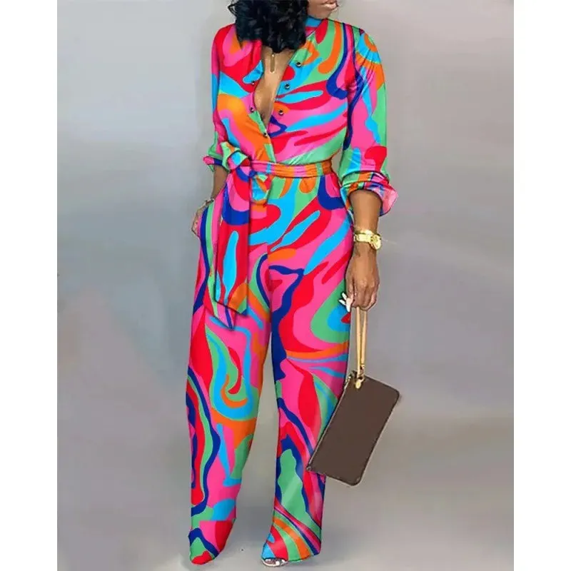 Flowy Office Jumpsuit
