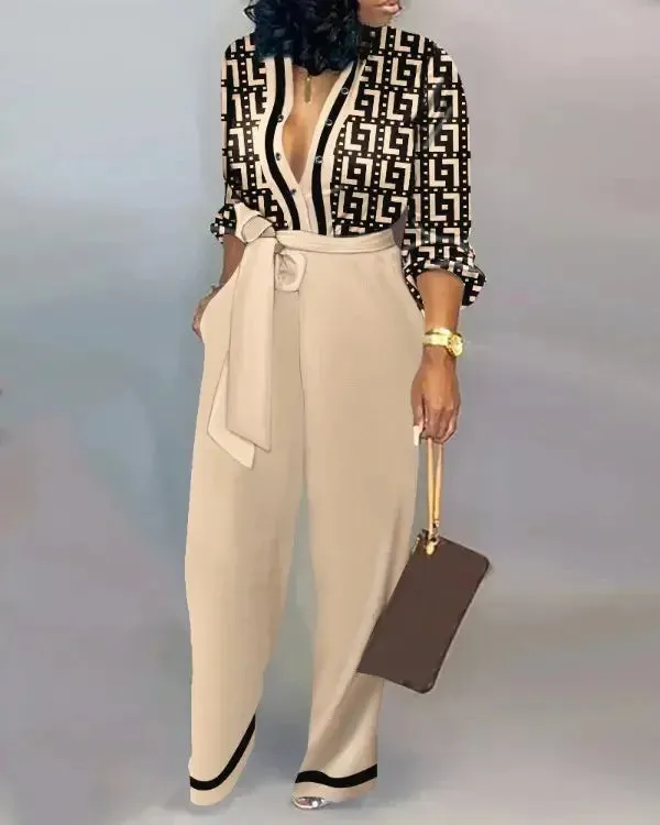 Flowy Office Jumpsuit