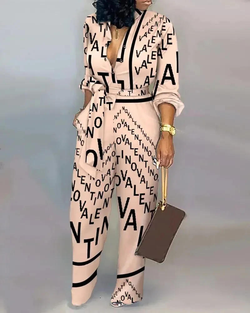Flowy Office Jumpsuit