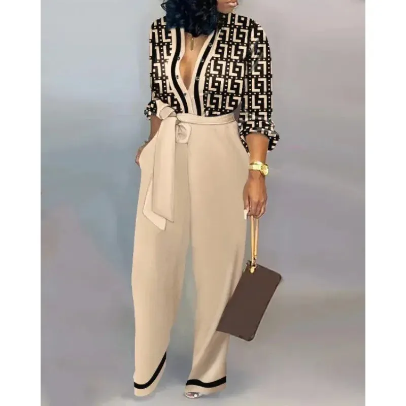 Flowy Office Jumpsuit