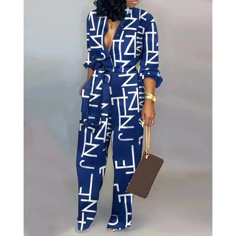 Flowy Office Jumpsuit