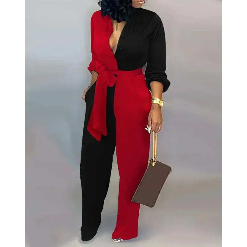Flowy Office Jumpsuit