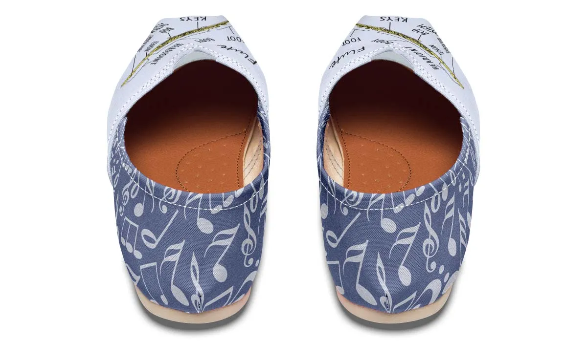 Flute Diagram Casual Shoes