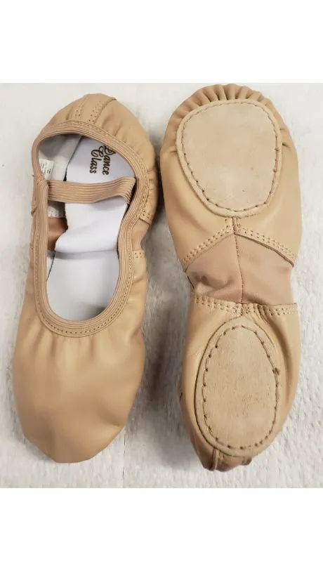 Ginny -- Women's Leather Split Sole Ballet -- Pink
