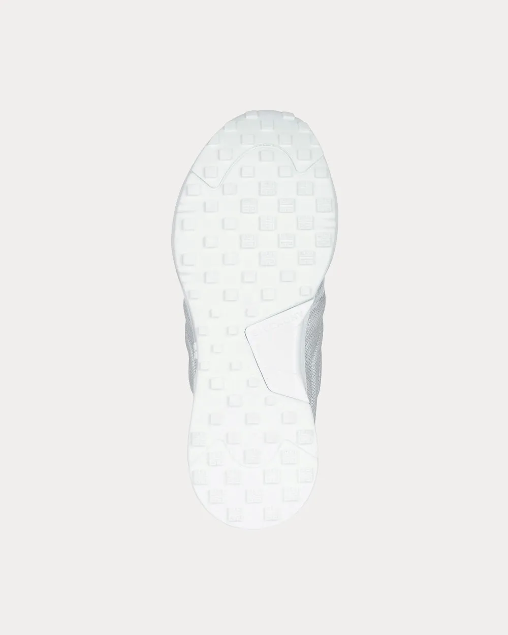 GIV 1 Light Technical Canvas & Metallized Silver Grey Low Top Sneakers