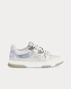 Interlocking G Leather Light Grey Low Top Sneakers