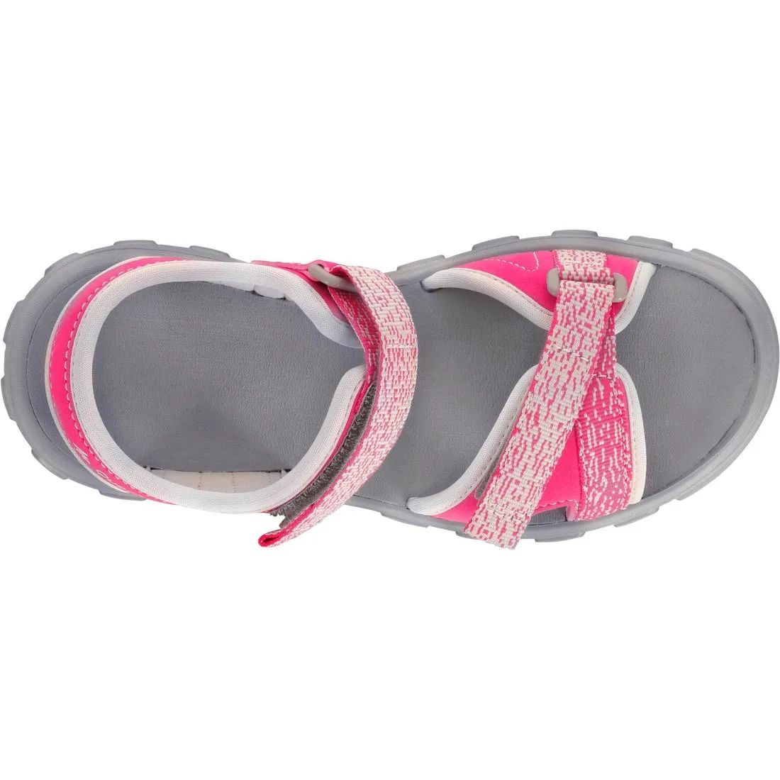 Kids’ Hiking Sandals MH100 TW - Blue and Yellow - Junior UK size 13 to 4