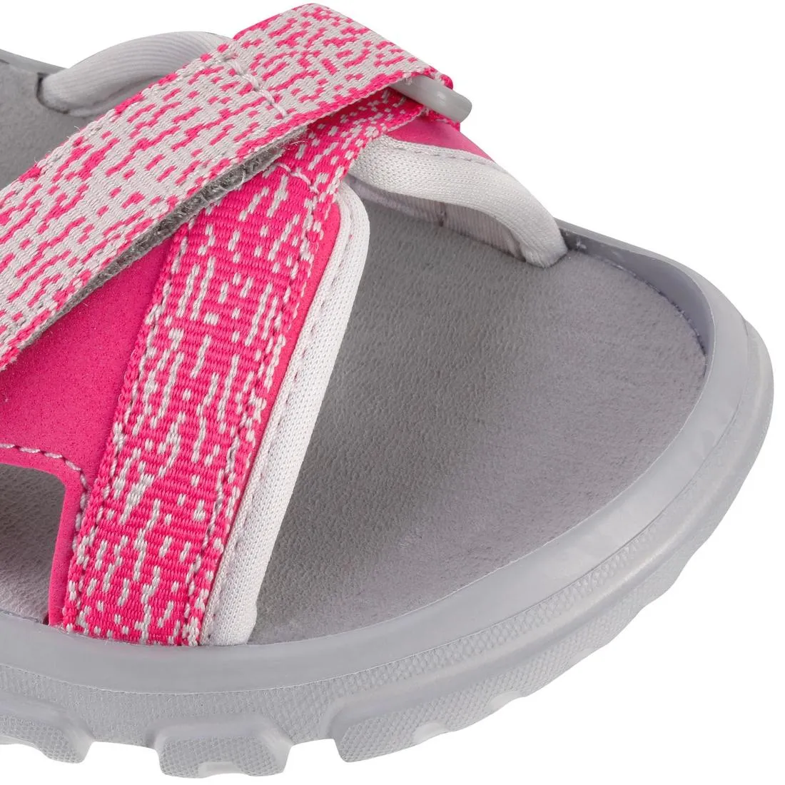 Kids’ Hiking Sandals MH100 TW - Blue and Yellow - Junior UK size 13 to 4