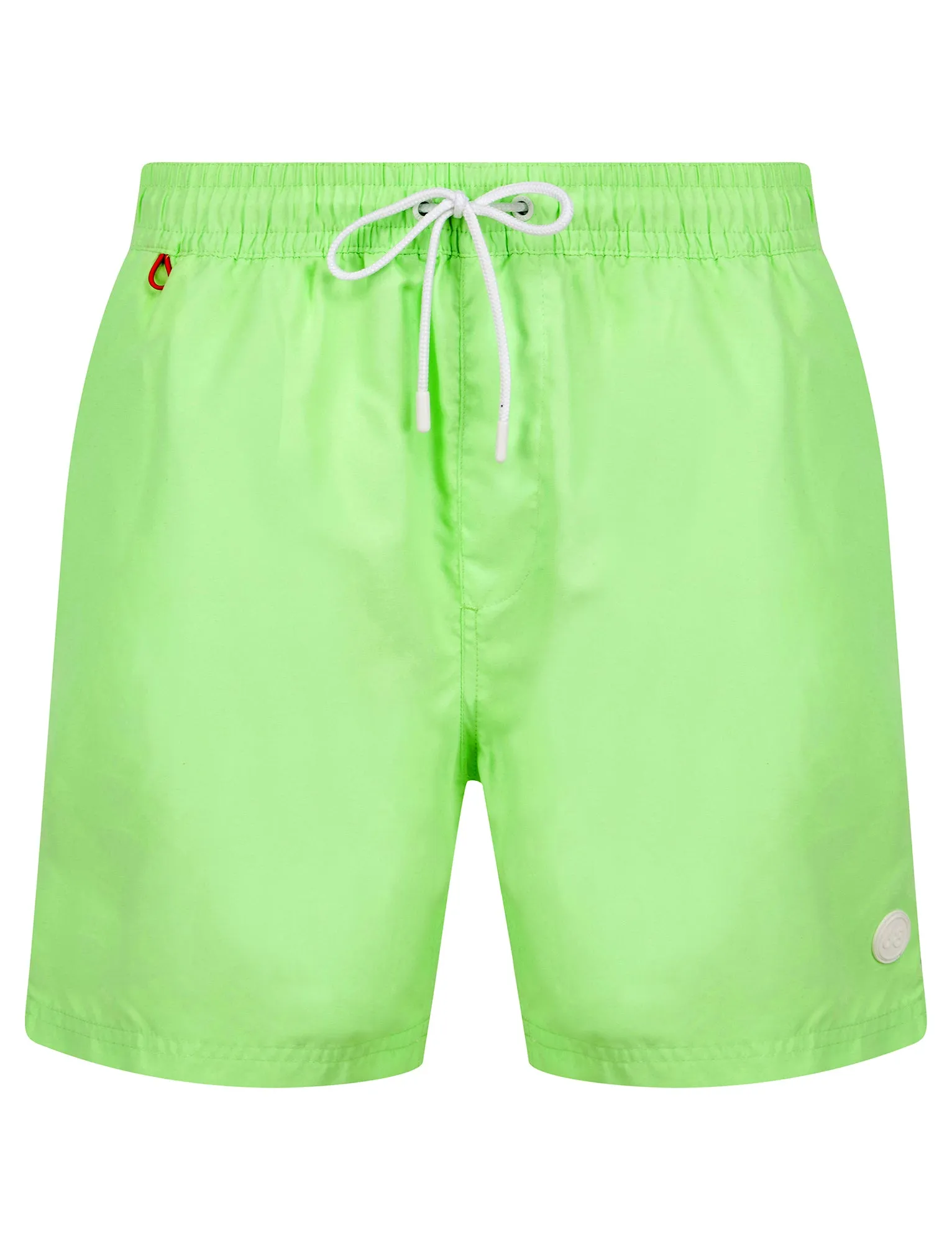 Lamia Twill Microfibre Swim Shorts with Side Stripes In Patina Green - Tokyo Laundry