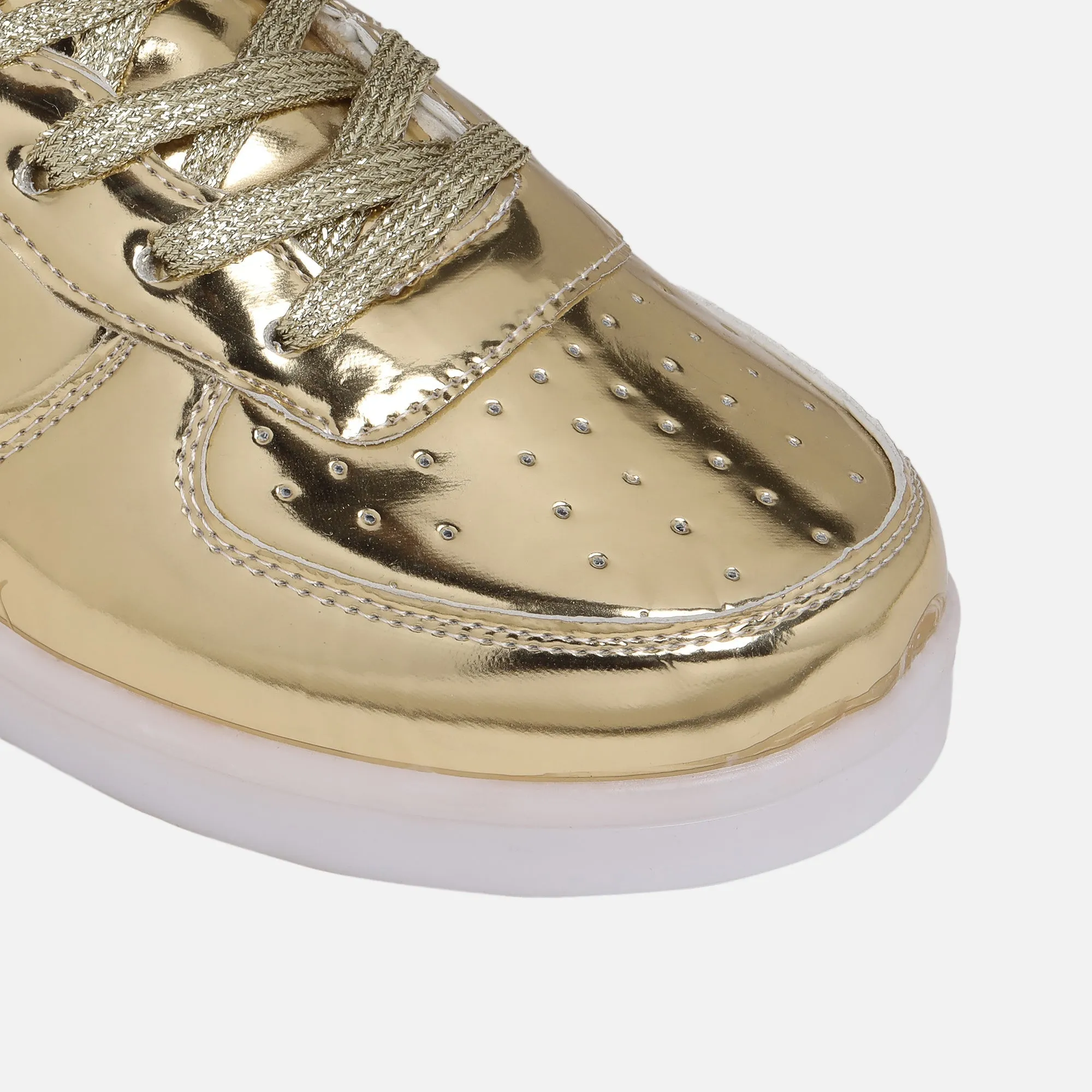 Light me up Sneakers - High Top (Golden)