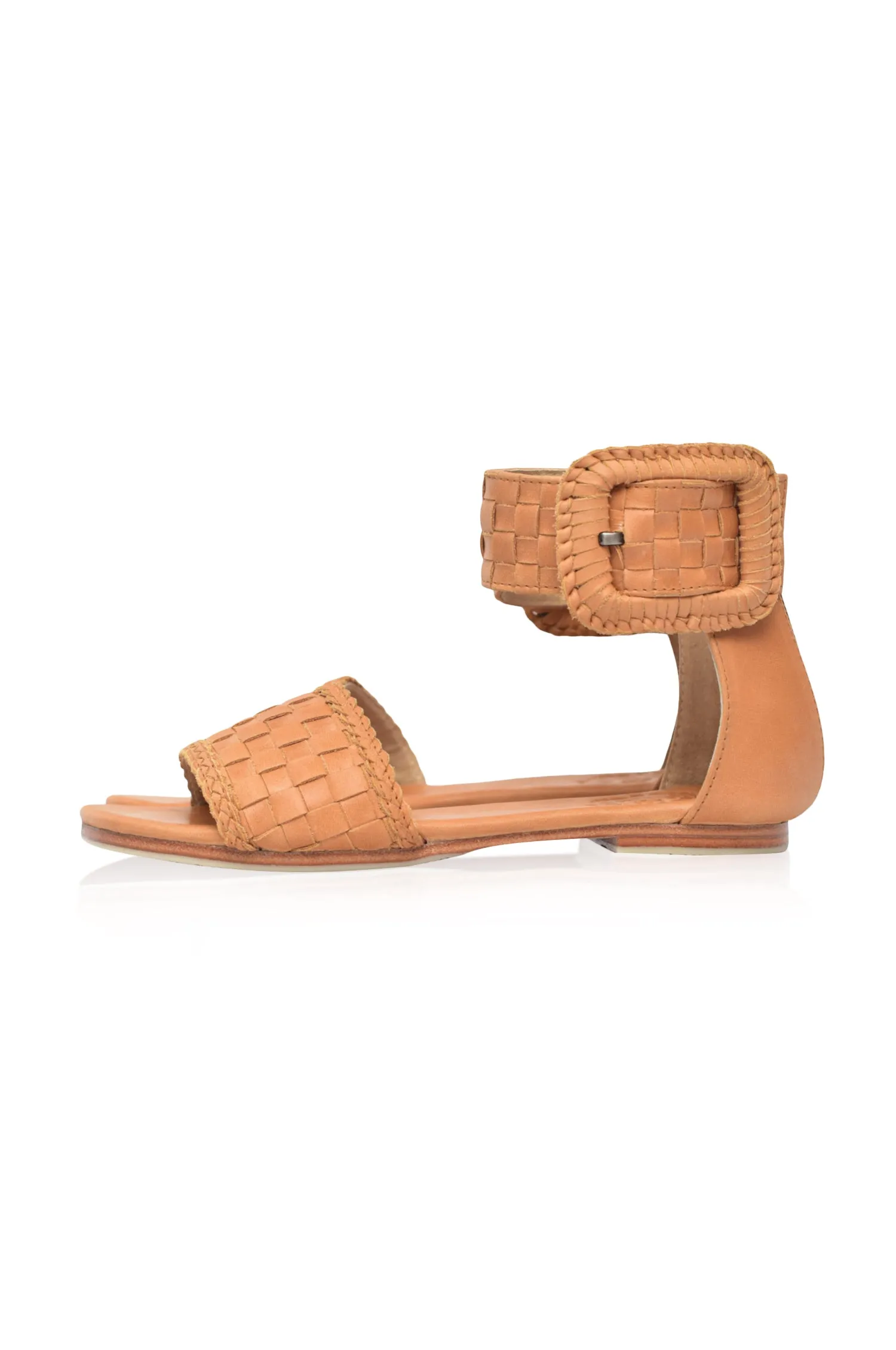 Madagascar Woven Leather Sandals (Sz. 6.5 & 9.5)