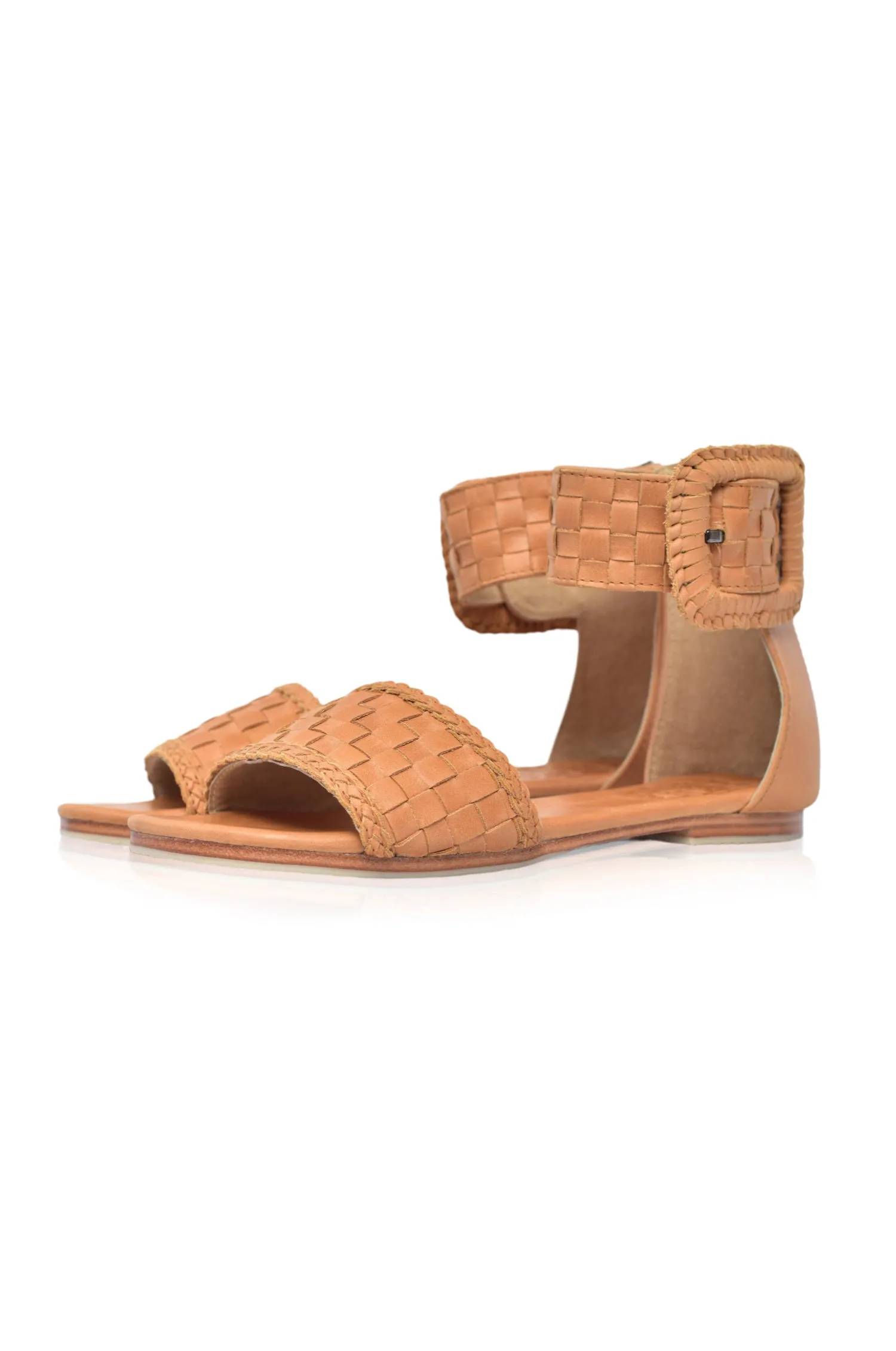 Madagascar Woven Leather Sandals (Sz. 6.5 & 9.5)