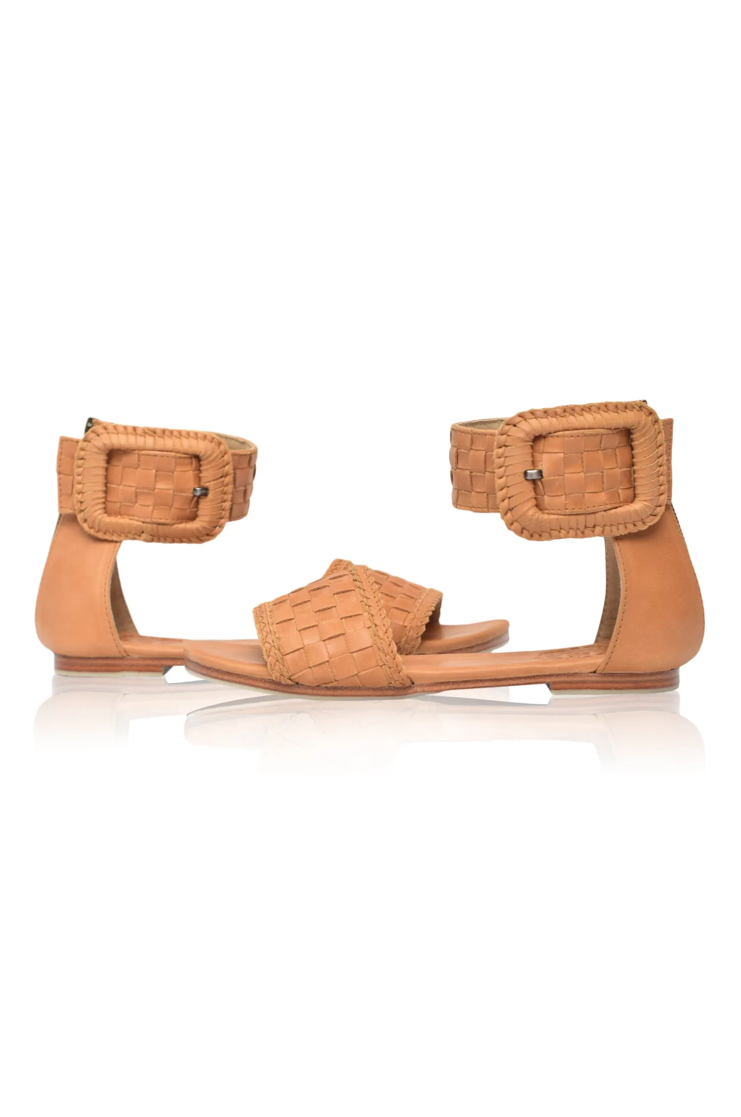 Madagascar Woven Leather Sandals (Sz. 6.5 & 9.5)