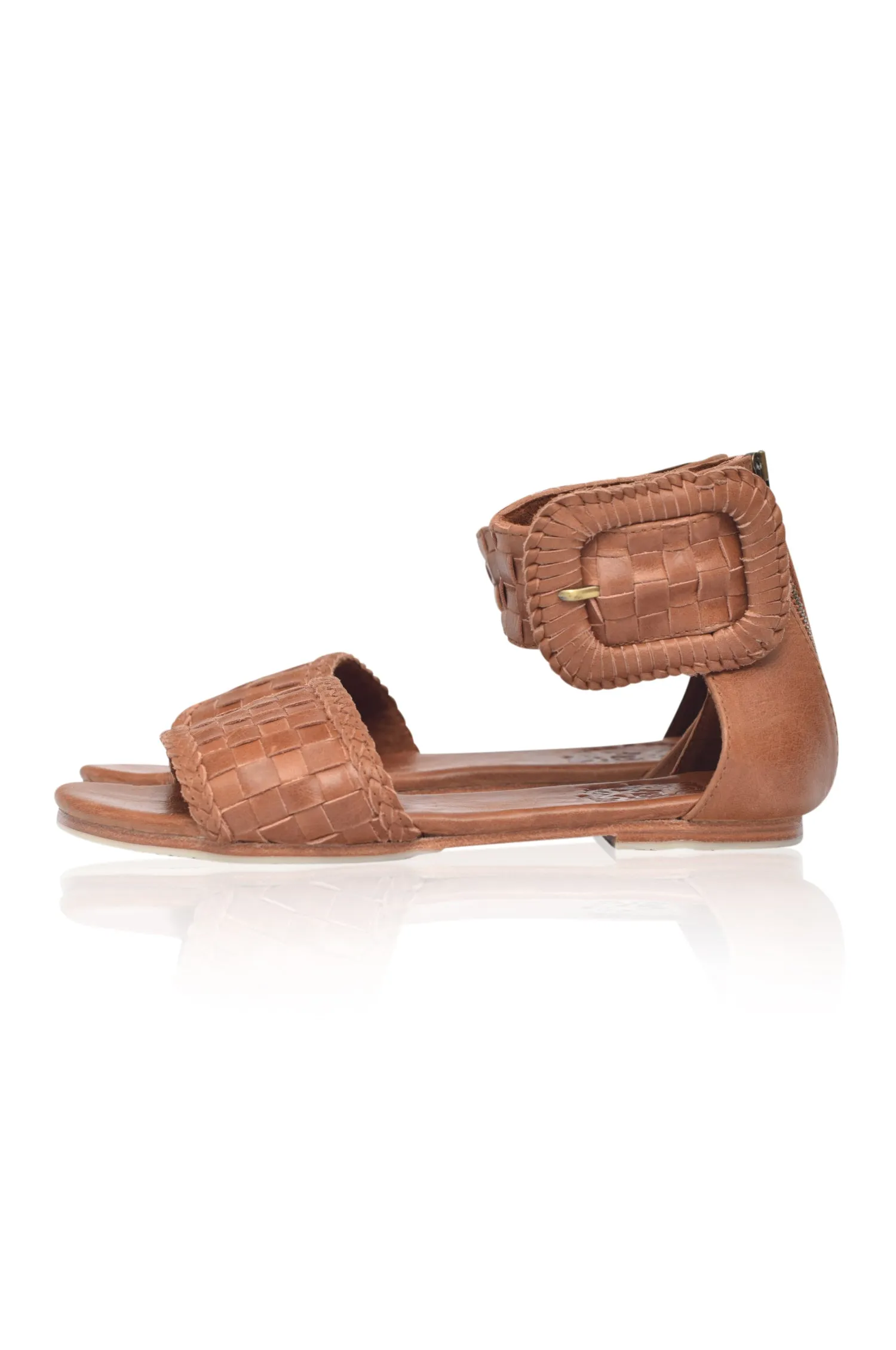 Madagascar Woven Leather Sandals (Sz. 6.5 & 9.5)