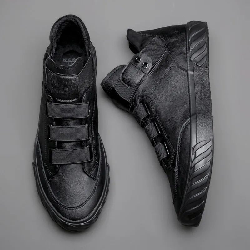 Men Leather Shoes Korean Trend Comfortable Loafer Men Shoes